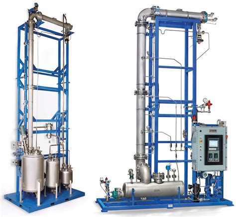 Fractional distillation systems for continuous and batch processes ...