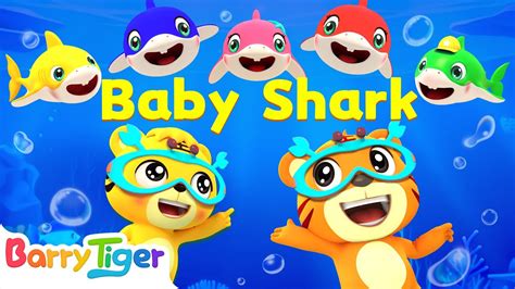 Baby Shark | Nursery Rhymes | Kids Songs - Baby Tiger - YouTube