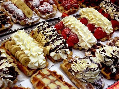 Waffles, Brussels, Belgium | Food cravings, Snack recipes, Yummy food