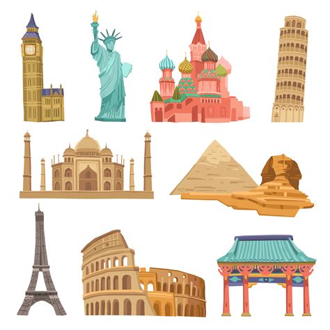 Historical Landmarks Clip Art