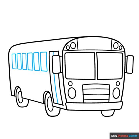 How to Draw a Cartoon School Bus - Really Easy Drawing Tutorial