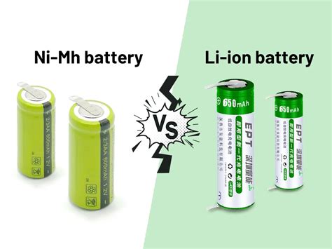 The Difference Between Lithium-ion And NiMH Batteries