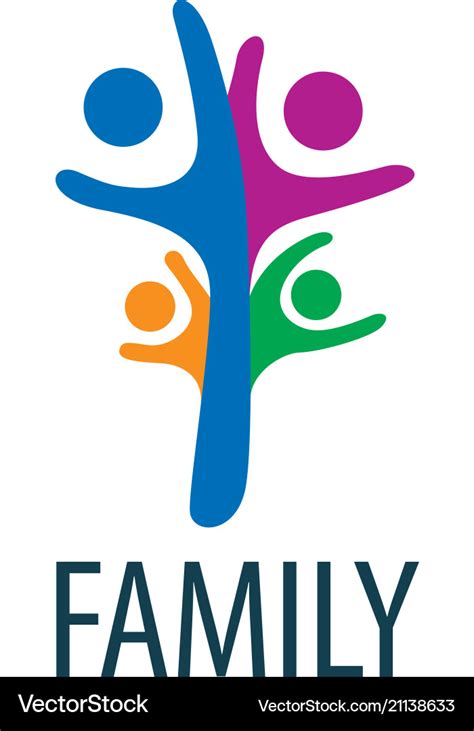 Family logo Royalty Free Vector Image - VectorStock