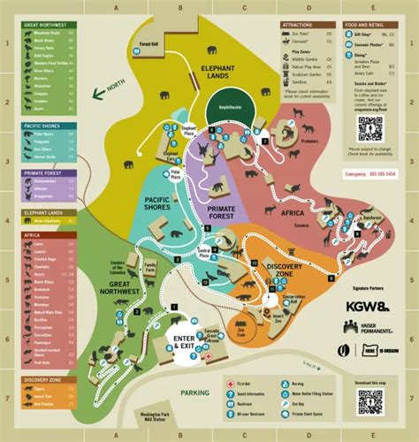 Zoo Map | Oregon Zoo