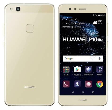 Huawei P10 Lite WAS-LX1A 32GB LTE Smartphone Platinum Gold Neu OVP ve