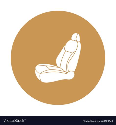 Car seat icon Royalty Free Vector Image - VectorStock