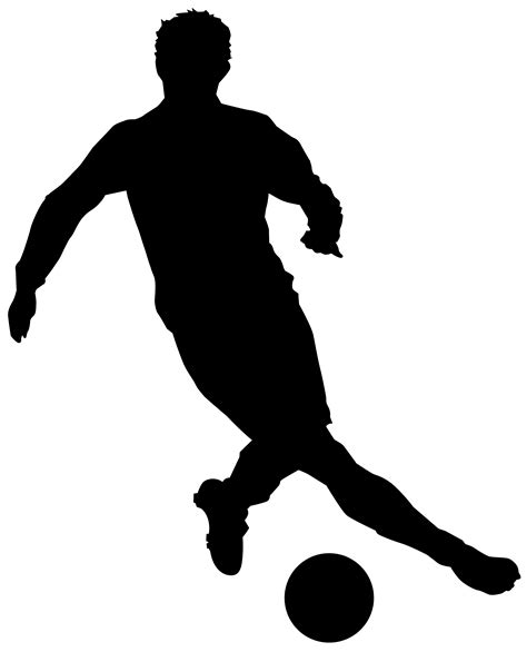 Football Player Silhouette PNG Clip Art Image | Gallery Yopriceville - High-Quality Free Images ...