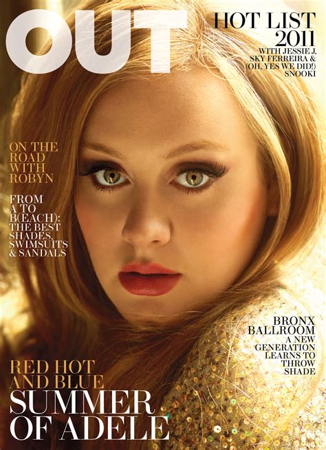 Hot Shot: Adele Covers 'Out' Magazine - That Grape Juice