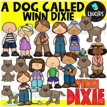 A Dog Called Winn Dixie Clip Art Set {Educlips Clipart} by Educlips