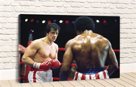 Rocky Balboa VS Apollo Creed Sylvester Stallone Rocky Classic | Etsy