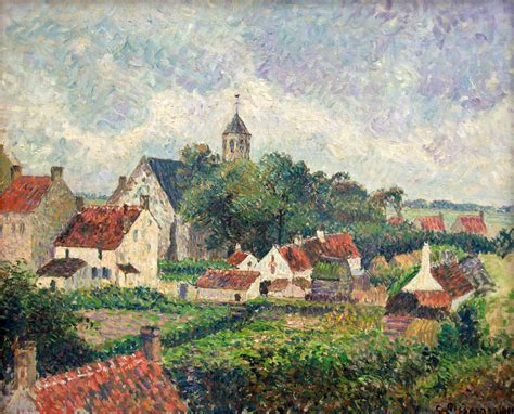 Painting of one time village in Knokke-Heist, Belgium image - Free stock photo - Public Domain ...