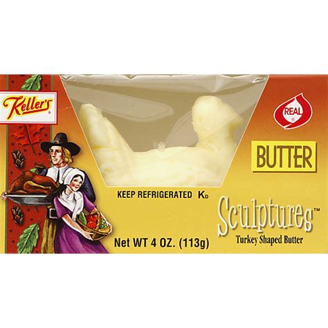 Keller's Butter Sculptures Turkey Shaped Butter | Dairy | St. Marys Galaxy