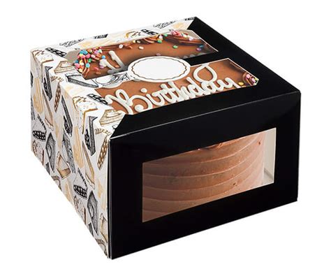 Custom Four Corner Cake Boxes — Bakery Box Packaging