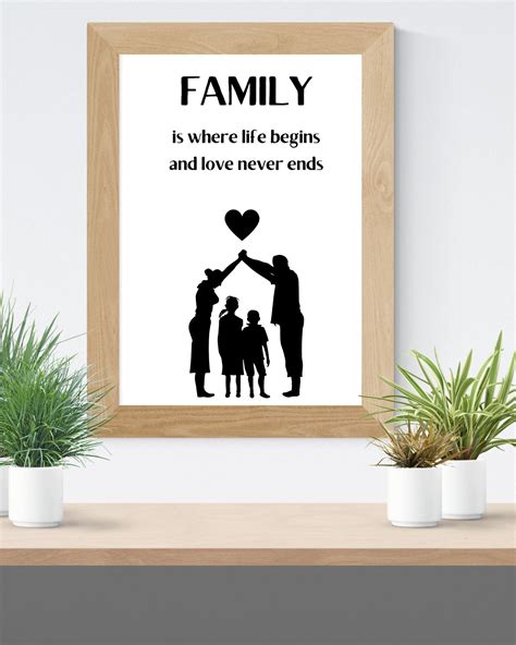 Printable Family Wall Art - Printable Word Searches