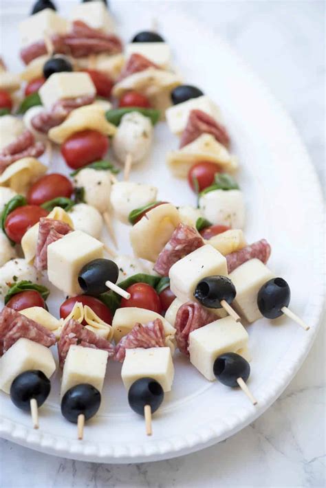 Antipasto Skewers - An easy, impressive party appetizer!