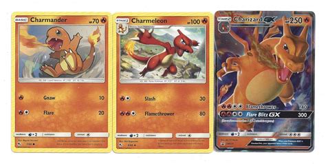 Pokemon Toys Charmander Charmeleon Charizard Gx Evolution Metal | The ...