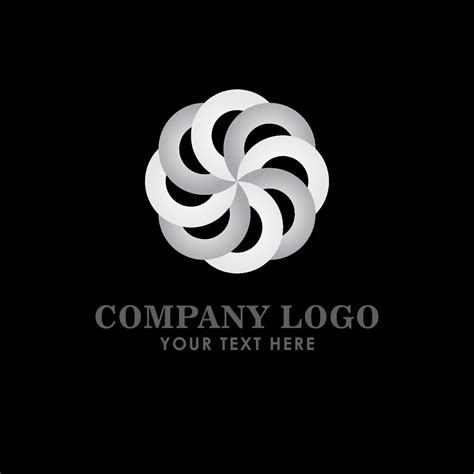 Company Logo Silver Vector Template Design Illustration 2110642 Vector Art at Vecteezy