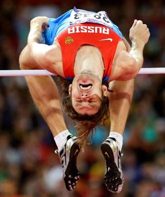 Russian Athlete Wins Gold in Men's High Jump