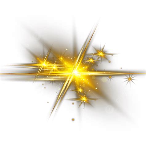 Sparkle Light Effects Vector Art PNG, Realistic Bright Light Effect ...