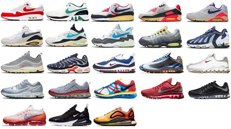 History Of Nike AIR MAX Evolution Original to Now - YouTube