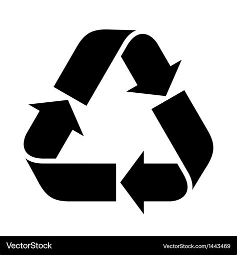 Recycle sign Royalty Free Vector Image - VectorStock