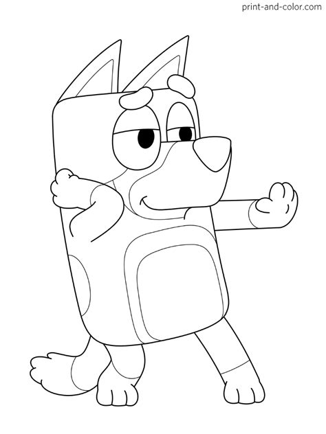 Bluey coloring pages | Print and Color.com