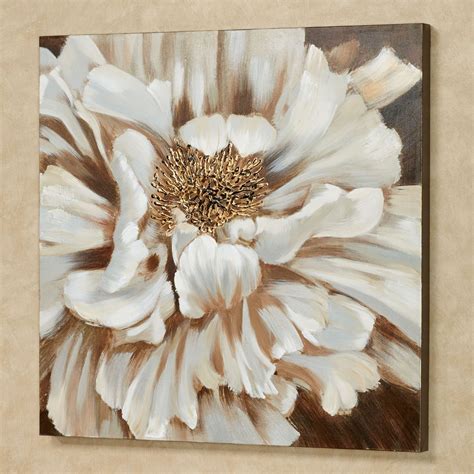 Blooming Beauty Handpainted Floral Canvas Art