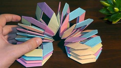 How to make cool origami slinky easy [Paper crafts easy] - YouTube