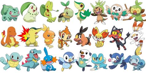 Pokemon Gen 5 Starters