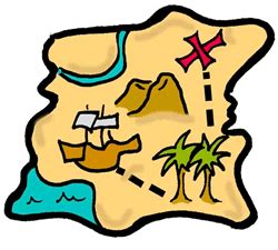 Treasure map free clipart – Clipartix