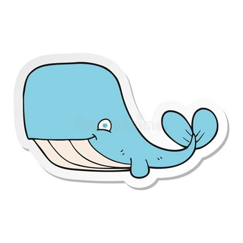 Happy whale cartoon stock illustration. Illustration of underwater - 24141651