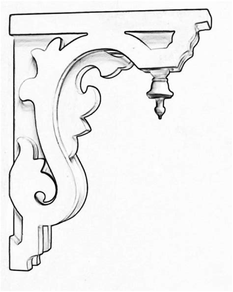 Love this corbel design | Corbels, Porch brackets, Wooden corbels