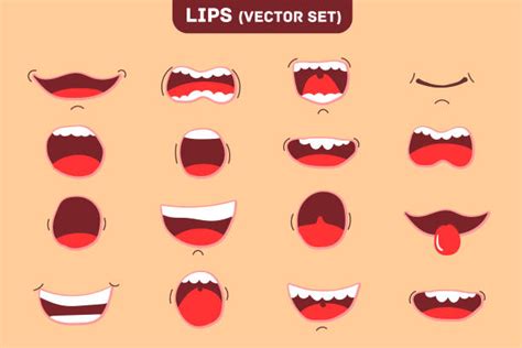 Cartoon Mouth Shapes Illustrations, Royalty-Free Vector Graphics & Clip Art - iStock