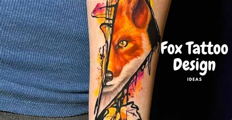 Fox Animal Tattoo Designs