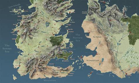 Interactive Game of Thrones map will make you an expert on Westeros - Polygon