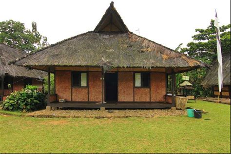 rumah adat sunda adalah Adat kampung sunda sederhana pedesaan parahu keunikan ciri suasana suku ...