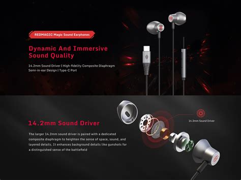 REDMAGIC Magic Sound Earphones - REDMAGIC (US and Canada)