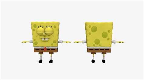 SpongeBob SquarePants 3D Model - TurboSquid 1837438