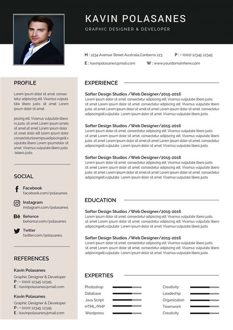 A Resume Template On Word - Anti Vuvuzela