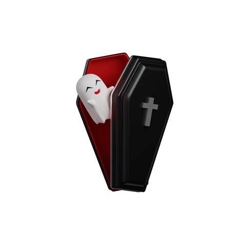 3d Halloween Coffin 12914176 PNG