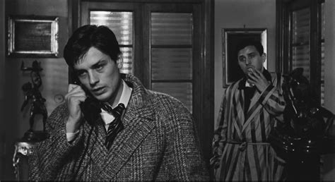 Alain Delon, Rocco and His Brothers (1960) | Alain delon, Sweater weather, Character