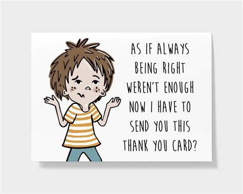 Funny Thank You Cards Thank You Gift for Mentor Unique - Etsy