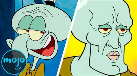 Top 10 Best Squidward Moments Ever - Patabook Entertainment