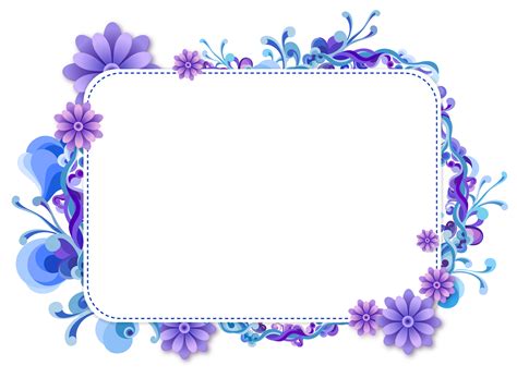 Purple Border Frame Transparent Transparent HQ PNG Download | FreePNGimg