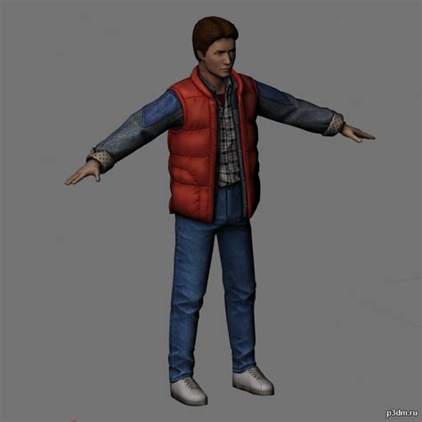 Marty McFly 3D Model - 3DHunt.co