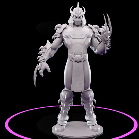 STL file TMNT - Shredder 🥷・3D printing idea to download・Cults