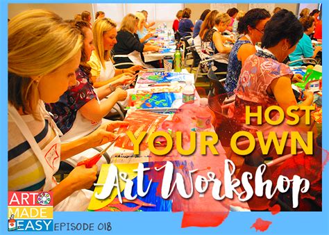 How to Host Your Own Art Workshop - Art Made Easy 018 | Deep Space Sparkle