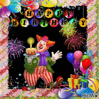 Happy Birthday Clown Animation birthday happy birthday happy birthday ...