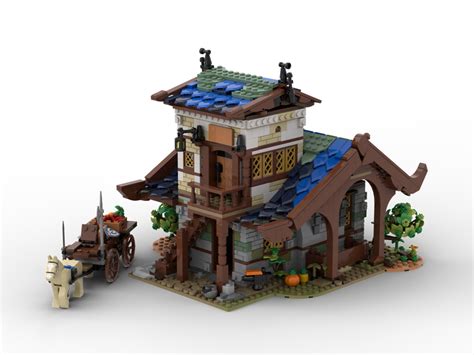 LEGO MOC Medieval Barn by Gr33tje13 | Rebrickable - Build with LEGO