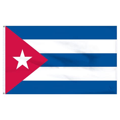 Printable Cuban Flag